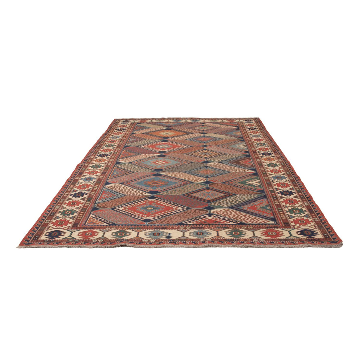 Tappeto Kelim - Orientale - Soumak - 291 x 189 cm - multicolore