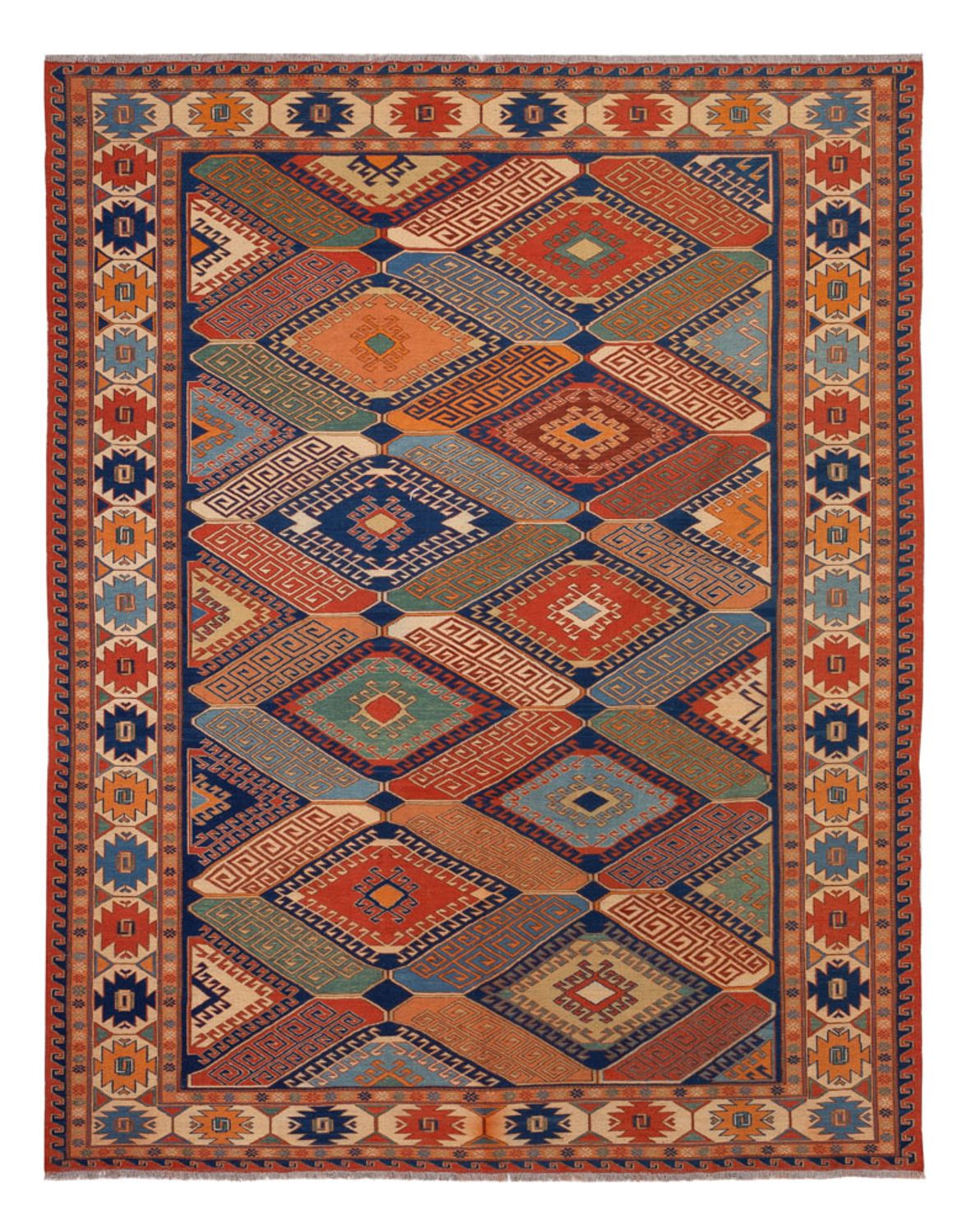 Tappeto Kelim - Orientale - Soumak - 272 x 205 cm - multicolore