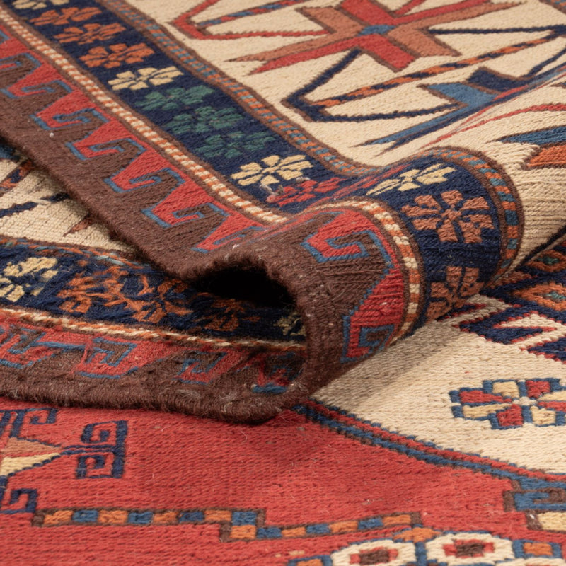 Tappeto Kelim - Orientale - Soumak - 282 x 204 cm - rosso