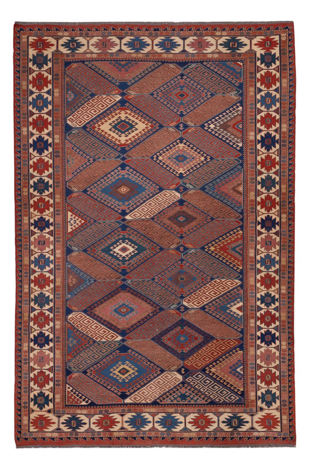 Tappeto Kelim - Orientale - Soumak - 285 x 192 cm - ruggine