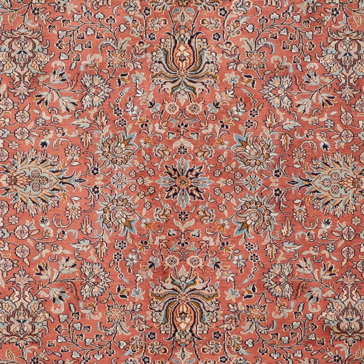 Tappeto di seta - Seta del Kashmir - 268 x 184 cm - rosso chiaro