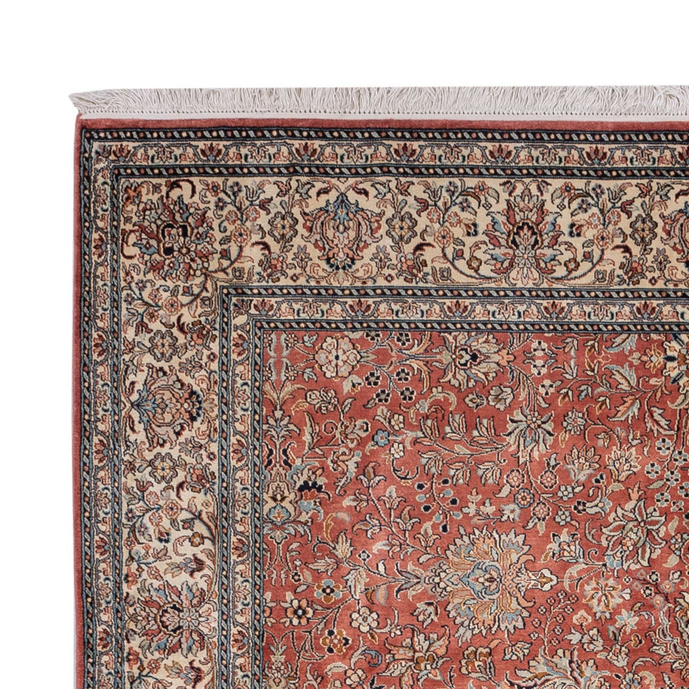 Seta del Kashmir Tappeto 268x184cm - Tappeto orientale