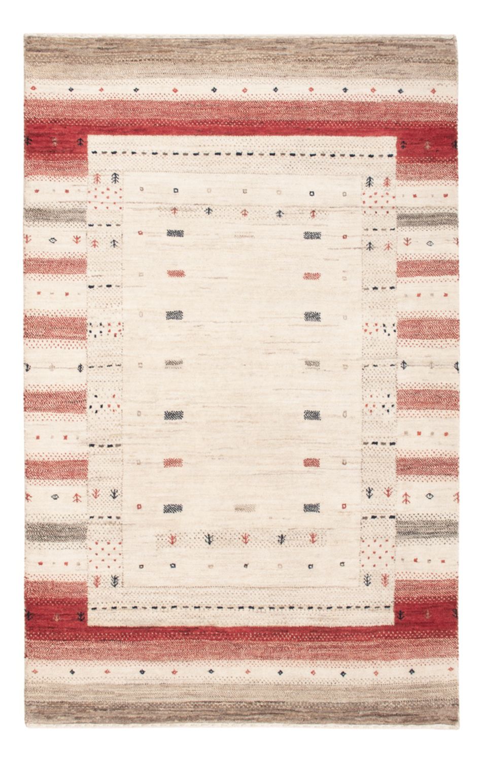Tappeto Gabbeh - Loribaft Indus - 155 x 102 cm - beige