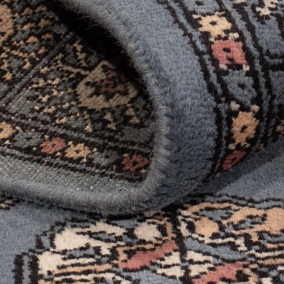 Tappeto Pakistani - 152 x 93 cm - blu chiaro