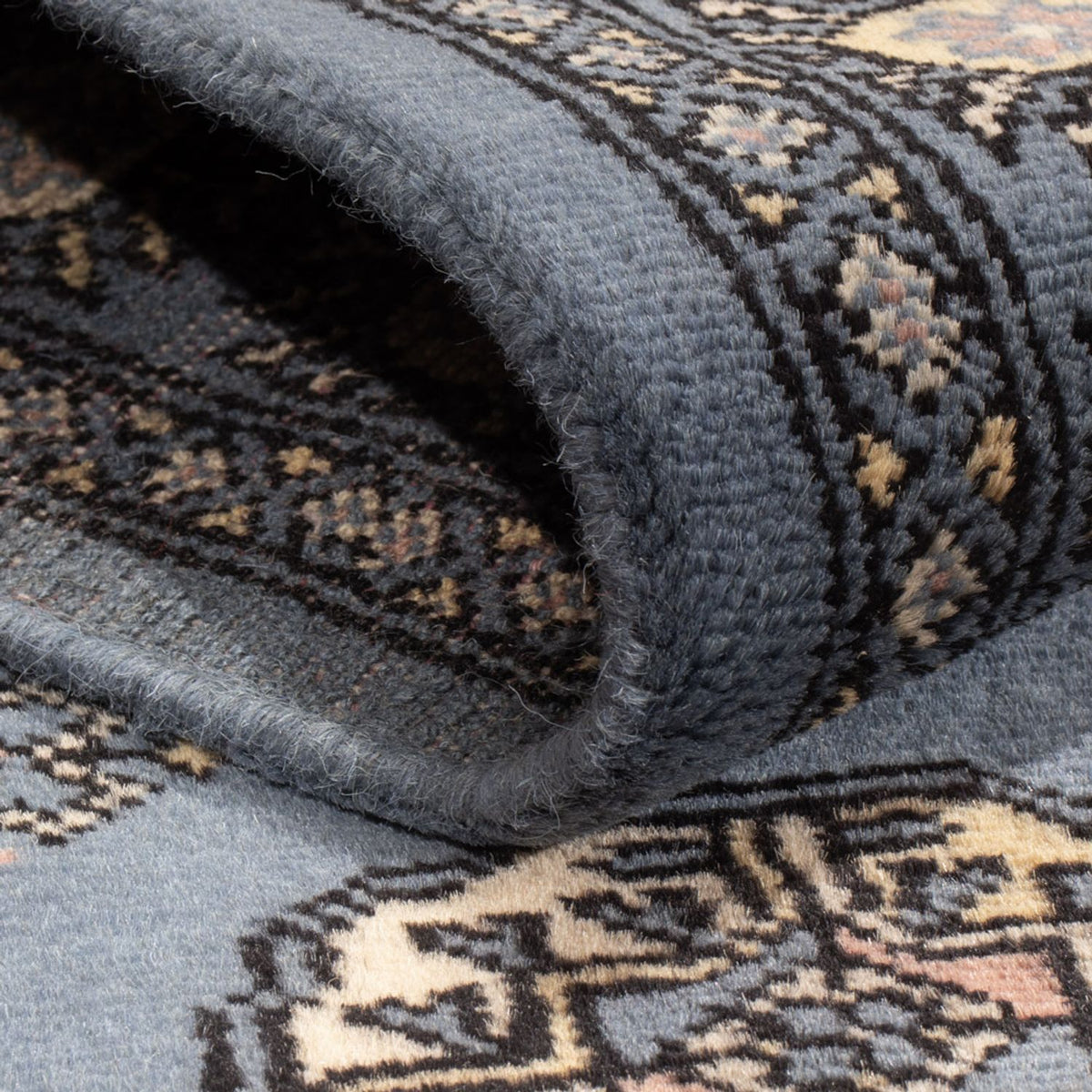 Tappeto Pakistani - 156 x 93 cm - blu chiaro