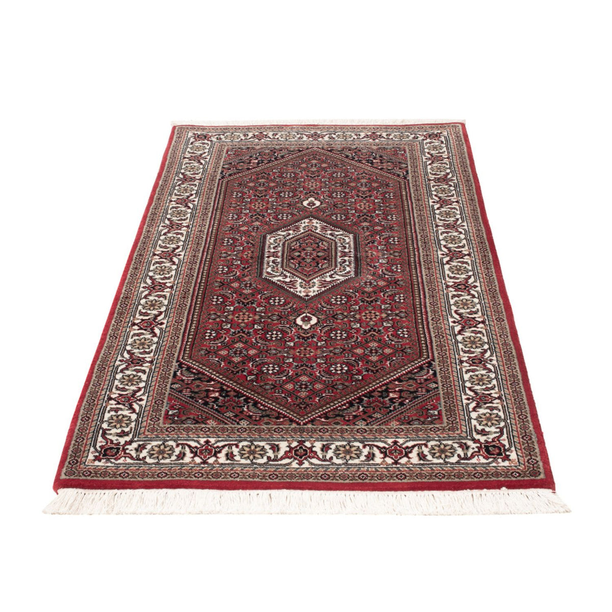 Tappeto orientale - Bidjar - Indo - 141 x 73 cm - beige scuro