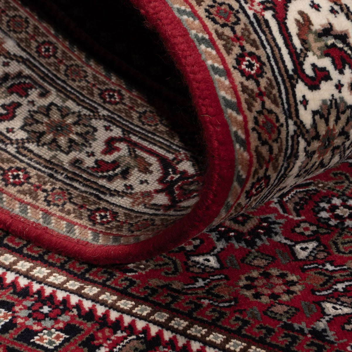 Tappeto orientale - Bidjar - Indo - 159 x 91 cm - beige scuro