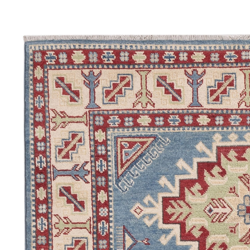 Tappeto Ziegler - Kazak - 183 x 118 cm - blu chiaro