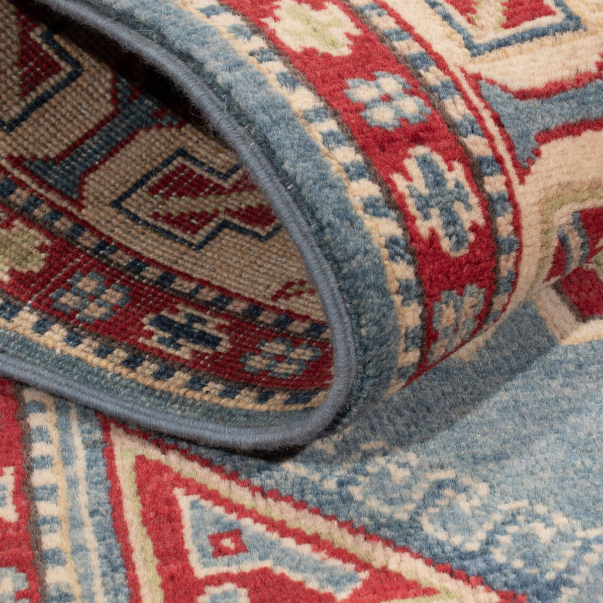 Tappeto Ziegler - Kazak - 183 x 118 cm - blu chiaro