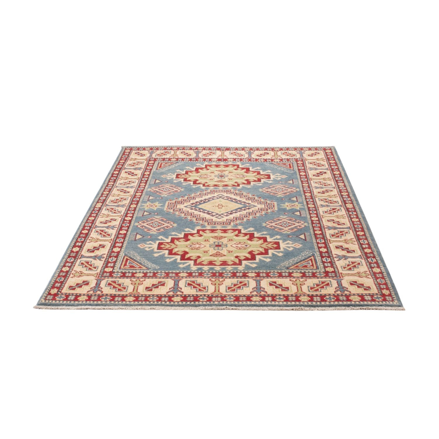 Tappeto Ziegler - Kazak - 183 x 118 cm - blu chiaro