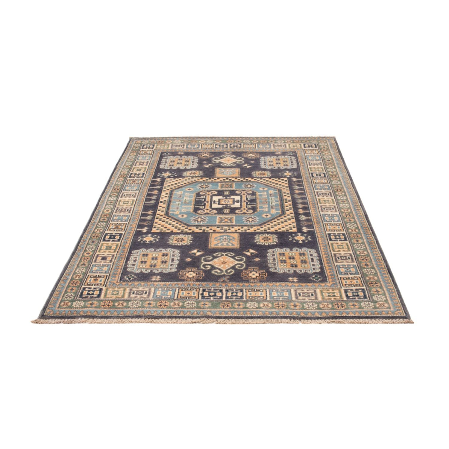 Tappeto Ziegler - Kazak - 180 x 117 cm - blu scuro