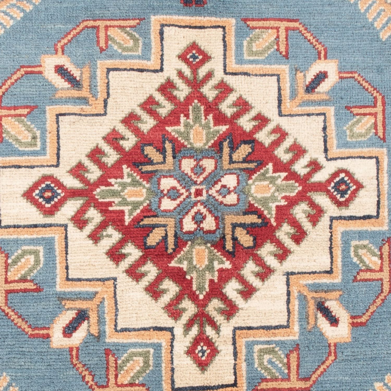 Tappeto Ziegler - Kazak - 147 x 100 cm - blu chiaro