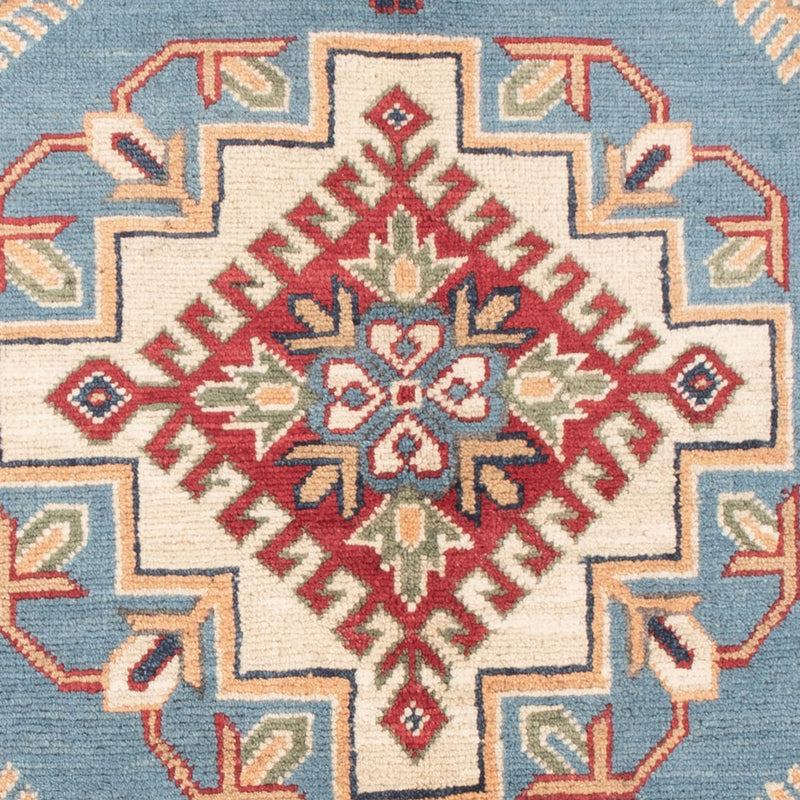 Tappeto Ziegler - Kazak - 147 x 100 cm - blu chiaro