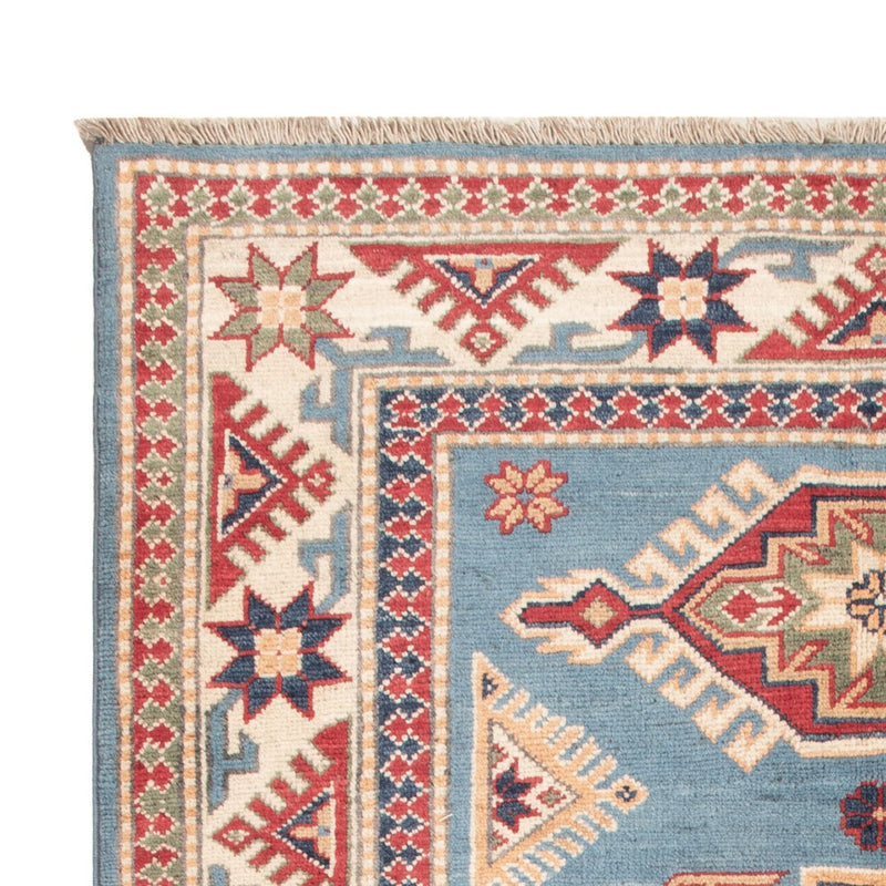 Tappeto Ziegler - Kazak - 147 x 100 cm - blu chiaro