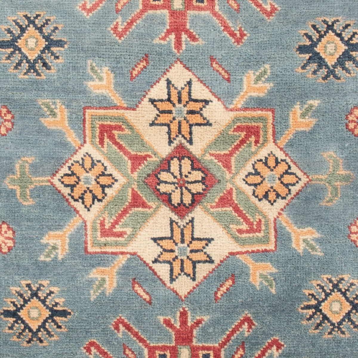 Tappeto Ziegler - Kazak - 147 x 98 cm - blu chiaro