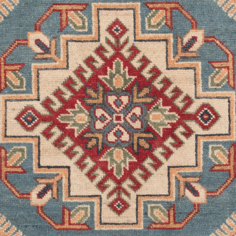 Tappeto Ziegler - Kazak - 146 x 96 cm - blu chiaro
