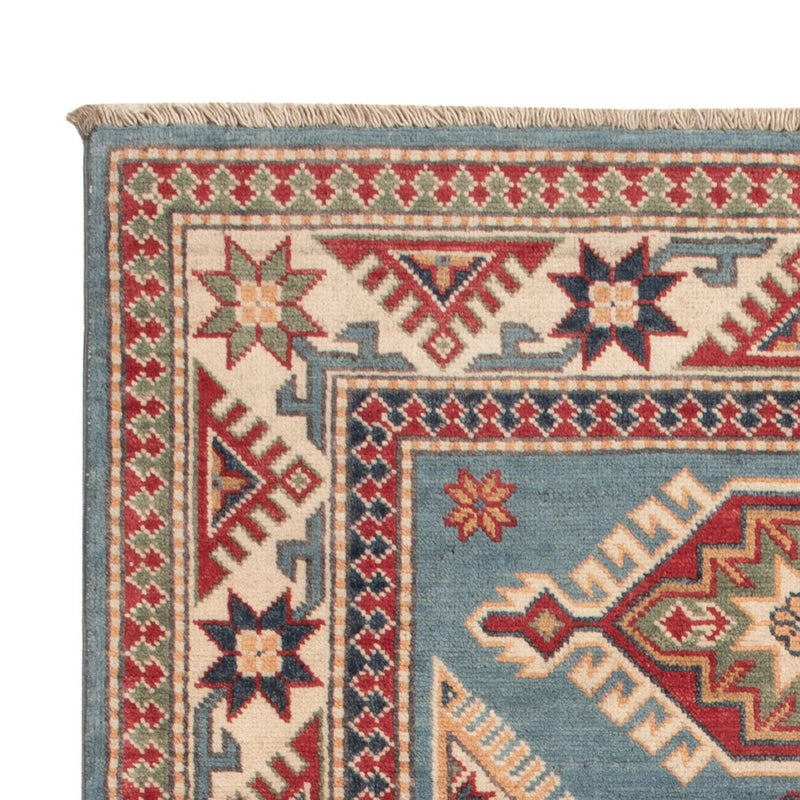 Tappeto Ziegler - Kazak - 146 x 96 cm - blu chiaro