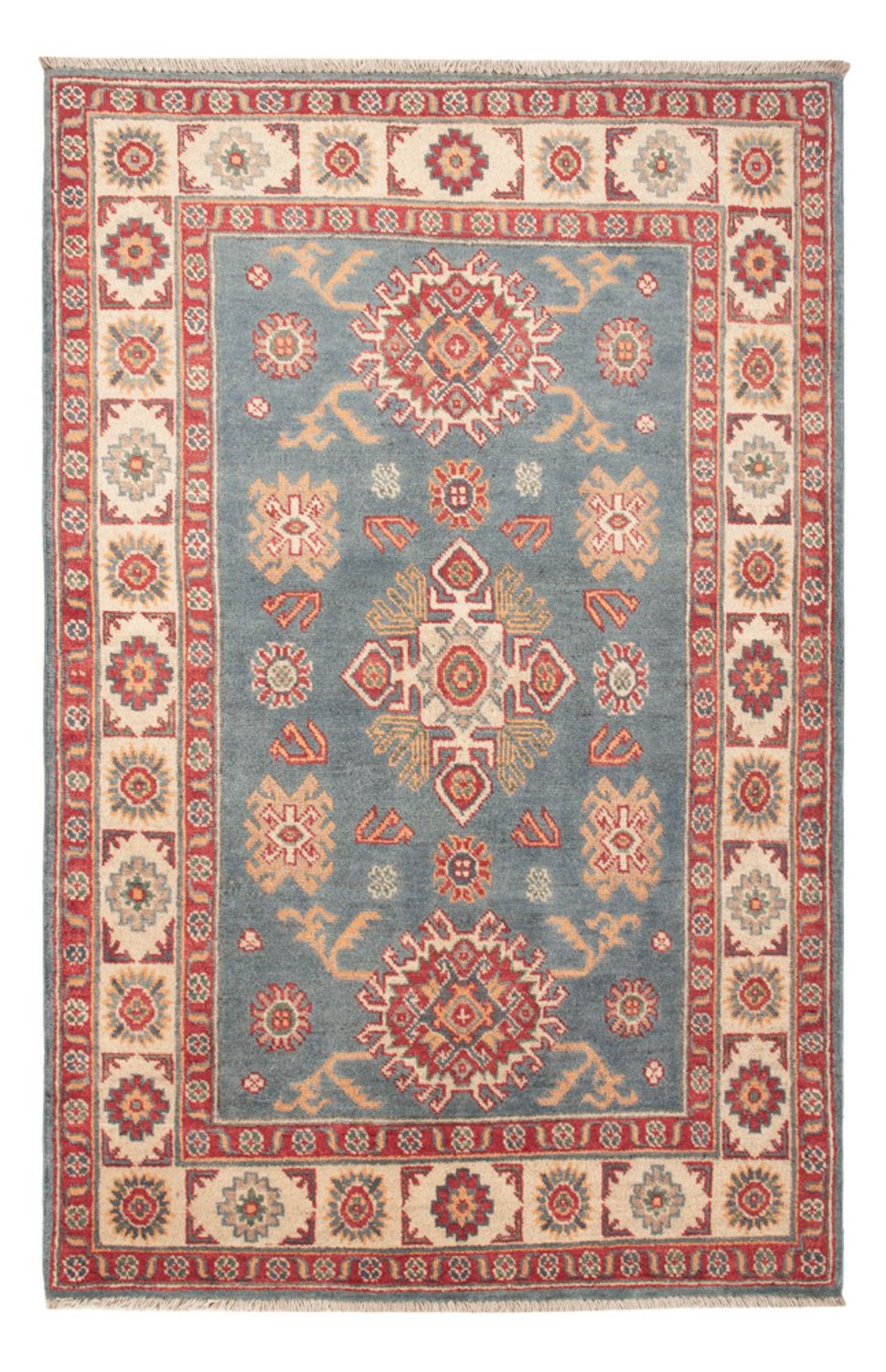 Tappeto Ziegler - Kazak - 150 x 98 cm - blu chiaro