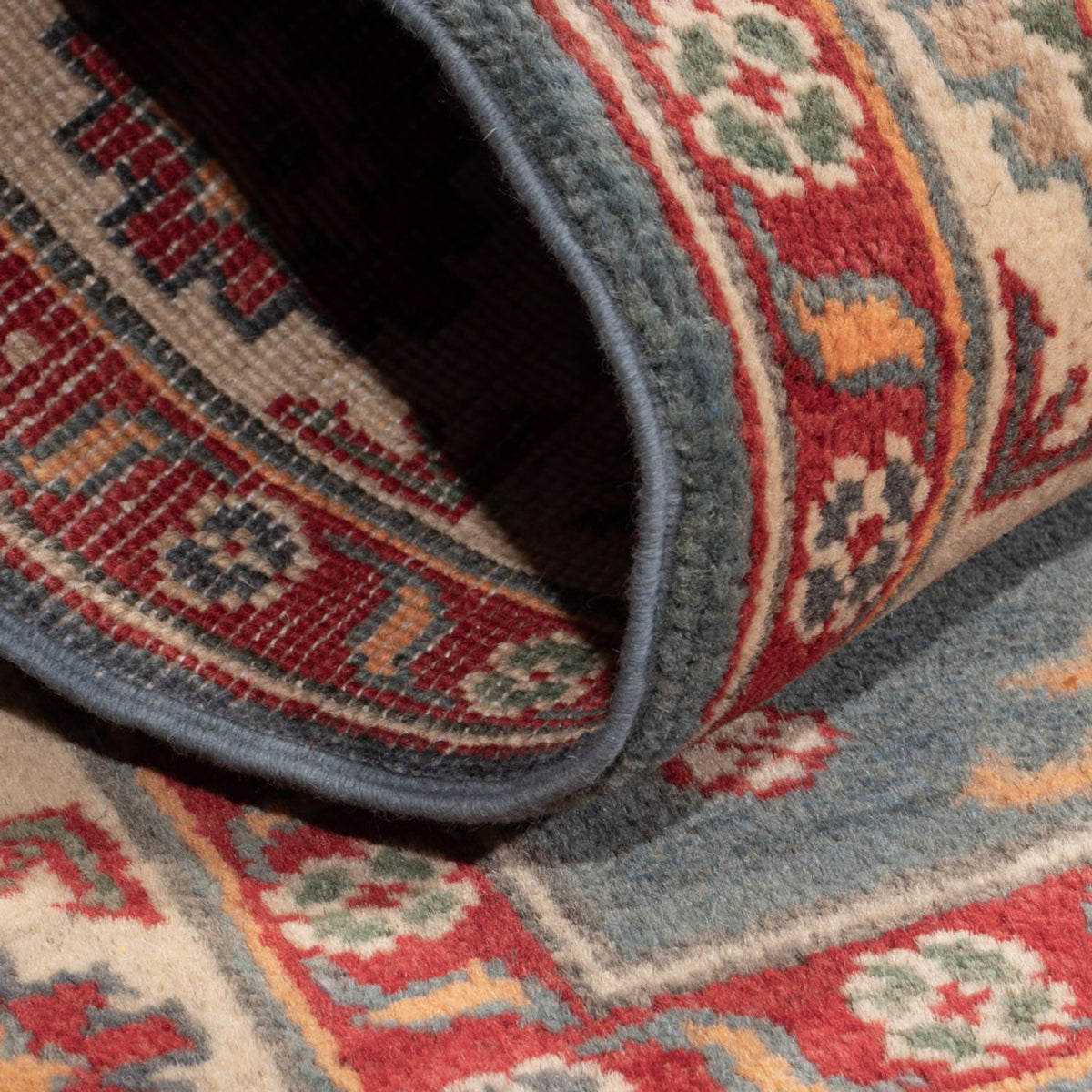 Tappeto Ziegler - Kazak - 150 x 98 cm - blu chiaro