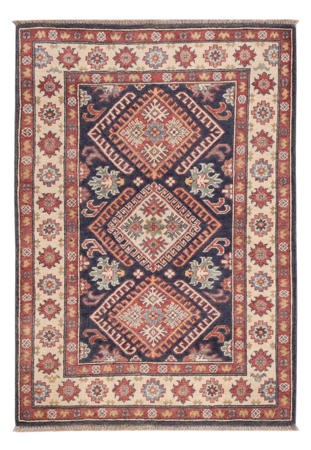 Tappeto Ziegler - Kazak - 147 x 99 cm - blu scuro
