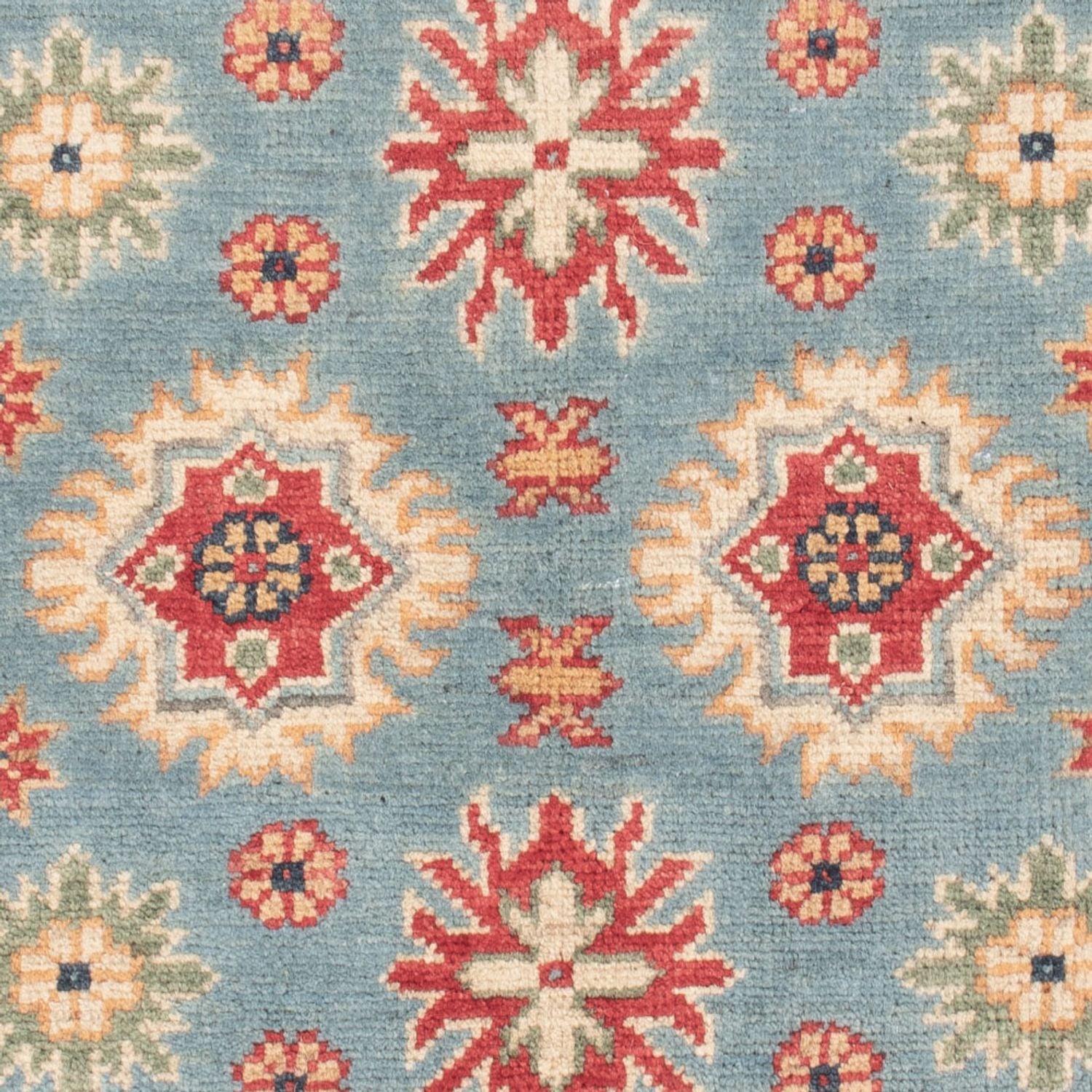 Tappeto Ziegler - Kazak - 124 x 81 cm - blu chiaro