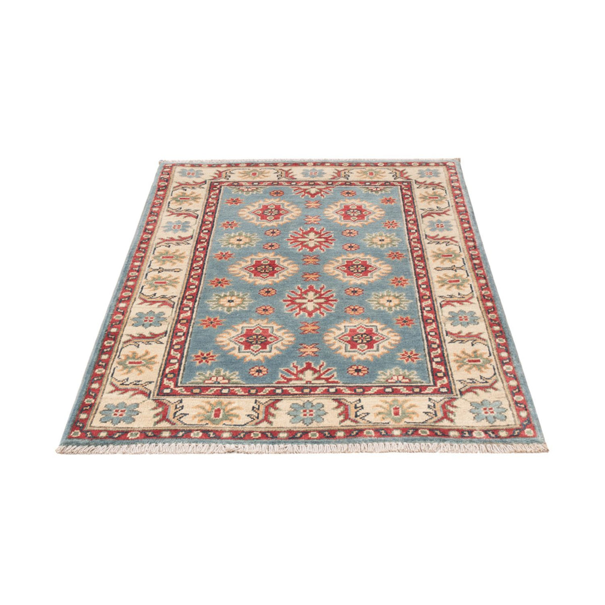 Tappeto Ziegler - Kazak - 124 x 81 cm - blu chiaro