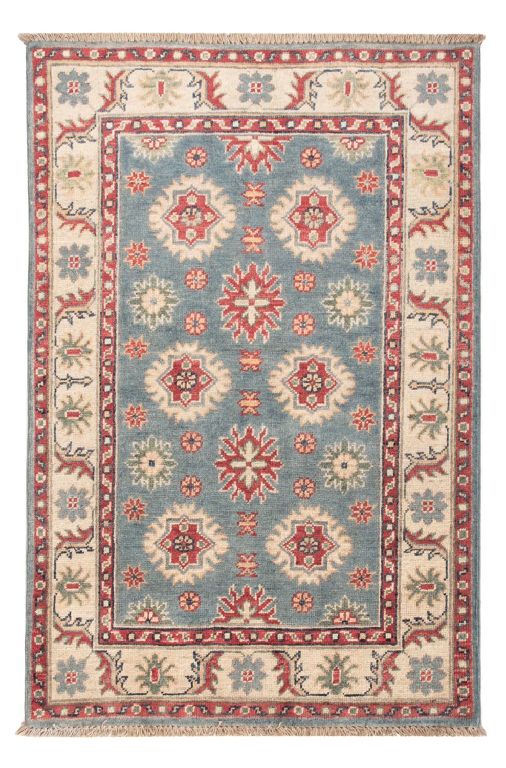 Tappeto Ziegler - Kazak - 122 x 80 cm - blu chiaro