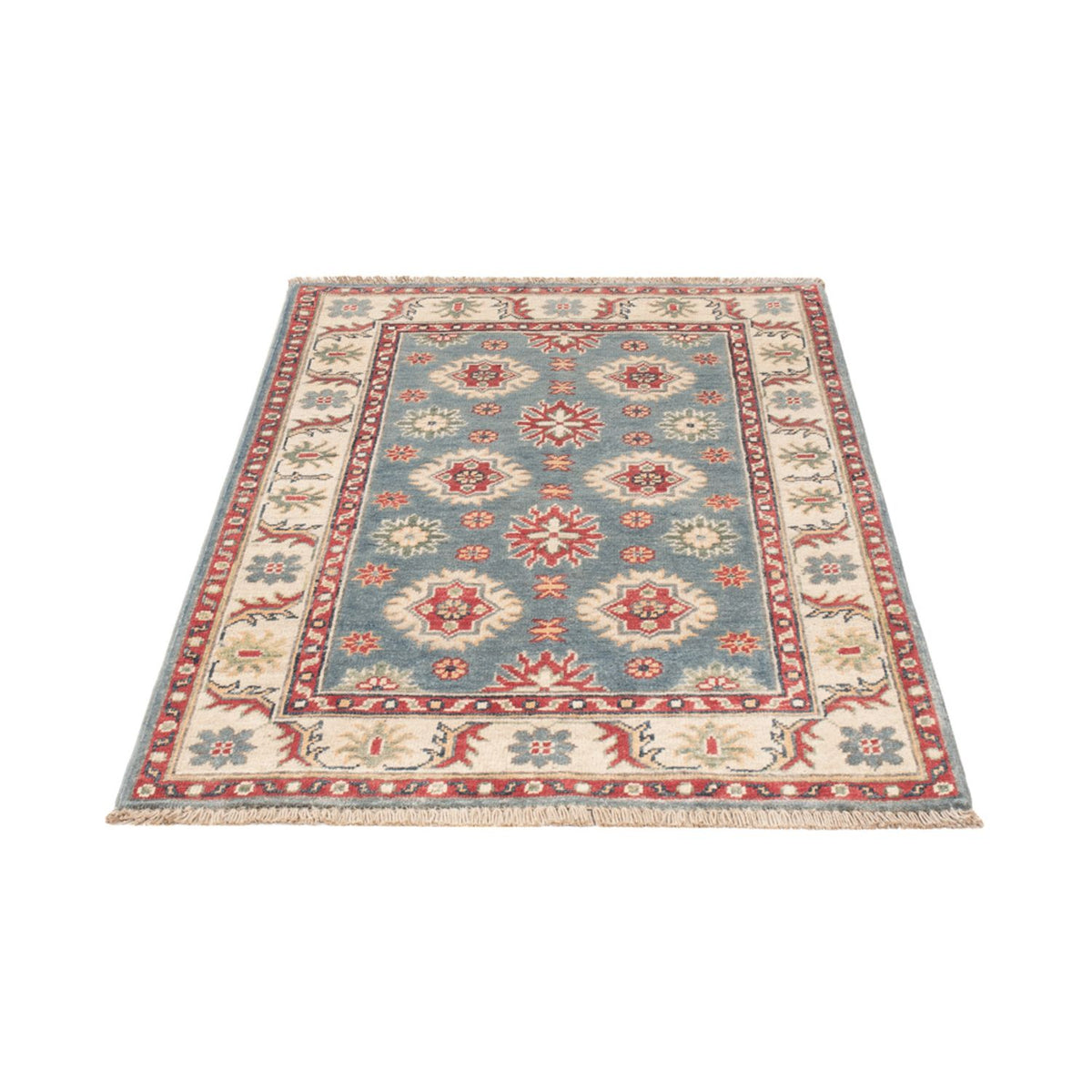 Tappeto Ziegler - Kazak - 122 x 80 cm - blu chiaro