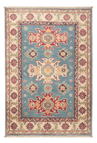 Tappeto Ziegler - Kazak - 123 x 83 cm - blu chiaro
