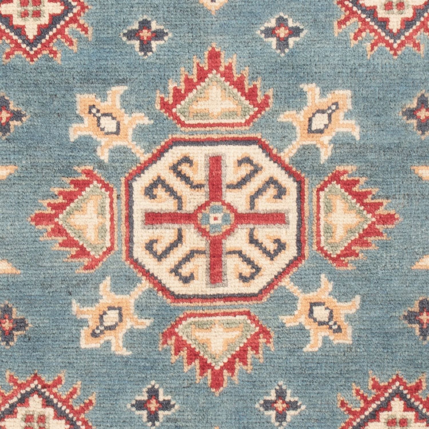 Tappeto Ziegler - Kazak - 121 x 84 cm - blu chiaro