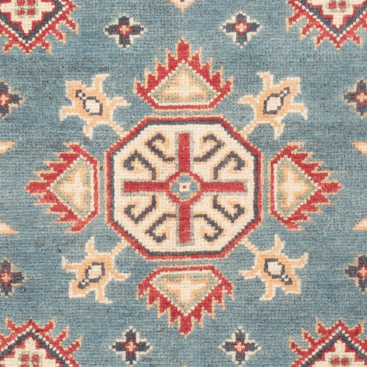 Tappeto Ziegler - Kazak - 121 x 84 cm - blu chiaro