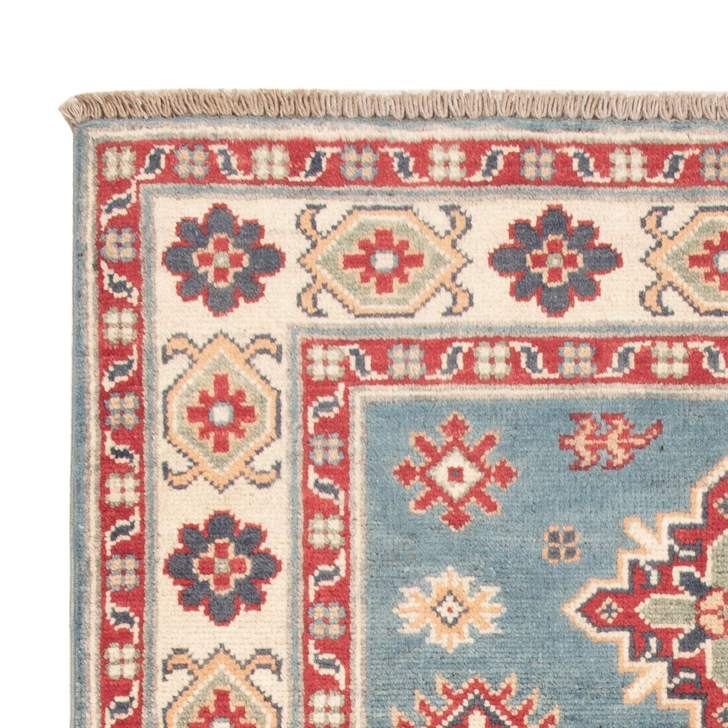 Tappeto Ziegler - Kazak - 121 x 84 cm - blu chiaro