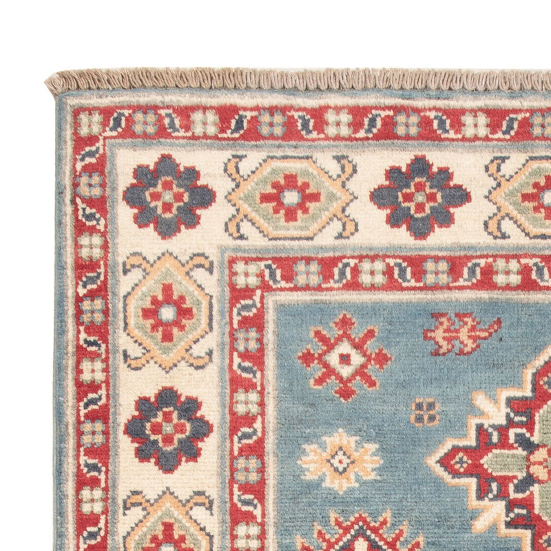 Tappeto Ziegler - Kazak - 121 x 84 cm - blu chiaro