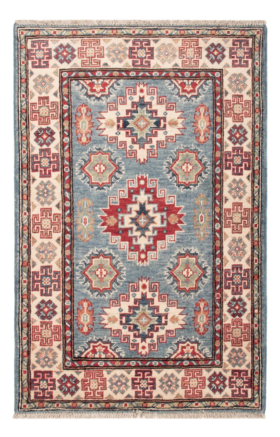 Tappeto Ziegler - Kazak - 128 x 82 cm - blu chiaro