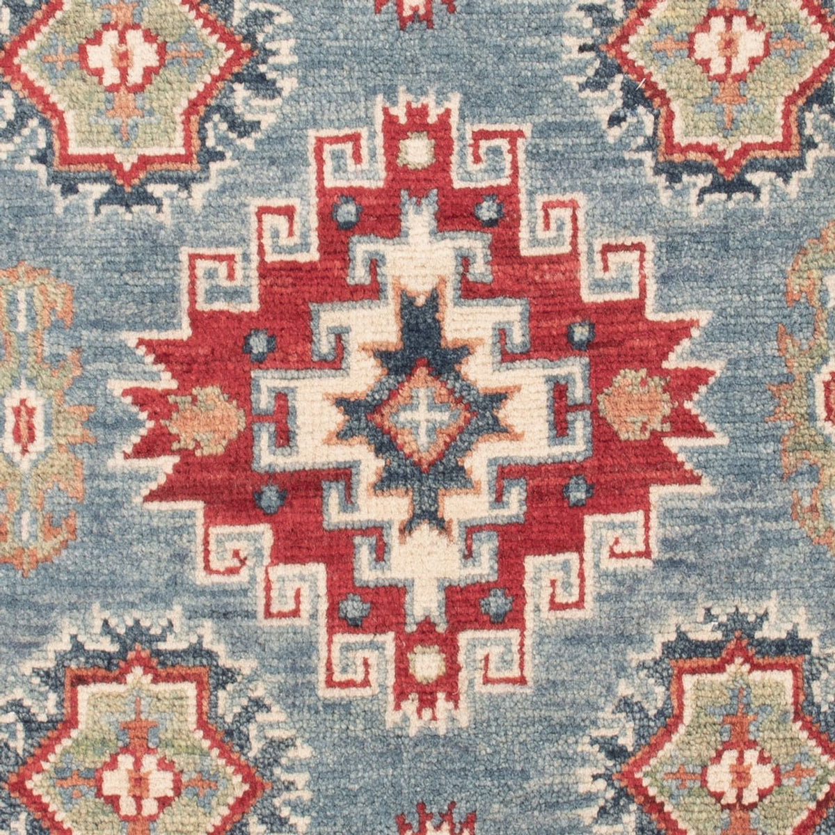 Tappeto Ziegler - Kazak - 128 x 82 cm - blu chiaro