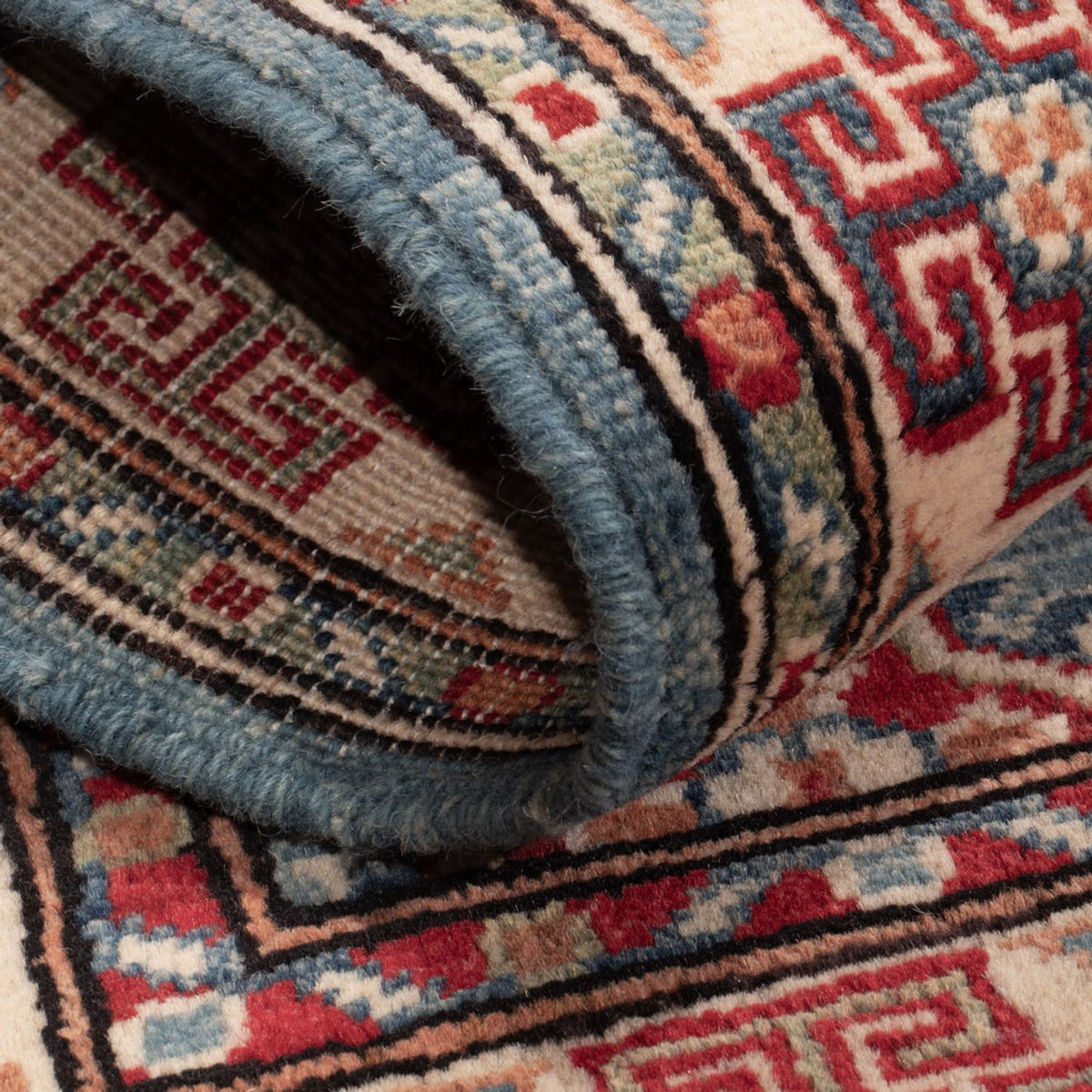 Tappeto Ziegler - Kazak - 128 x 82 cm - blu chiaro