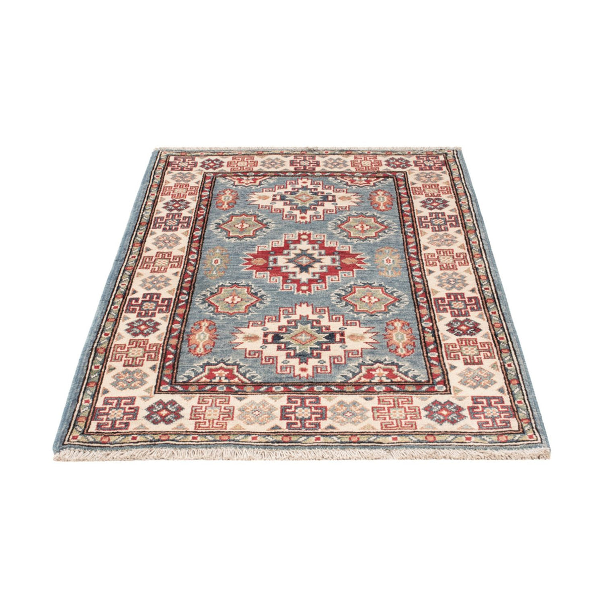 Tappeto Ziegler - Kazak - 128 x 82 cm - blu chiaro