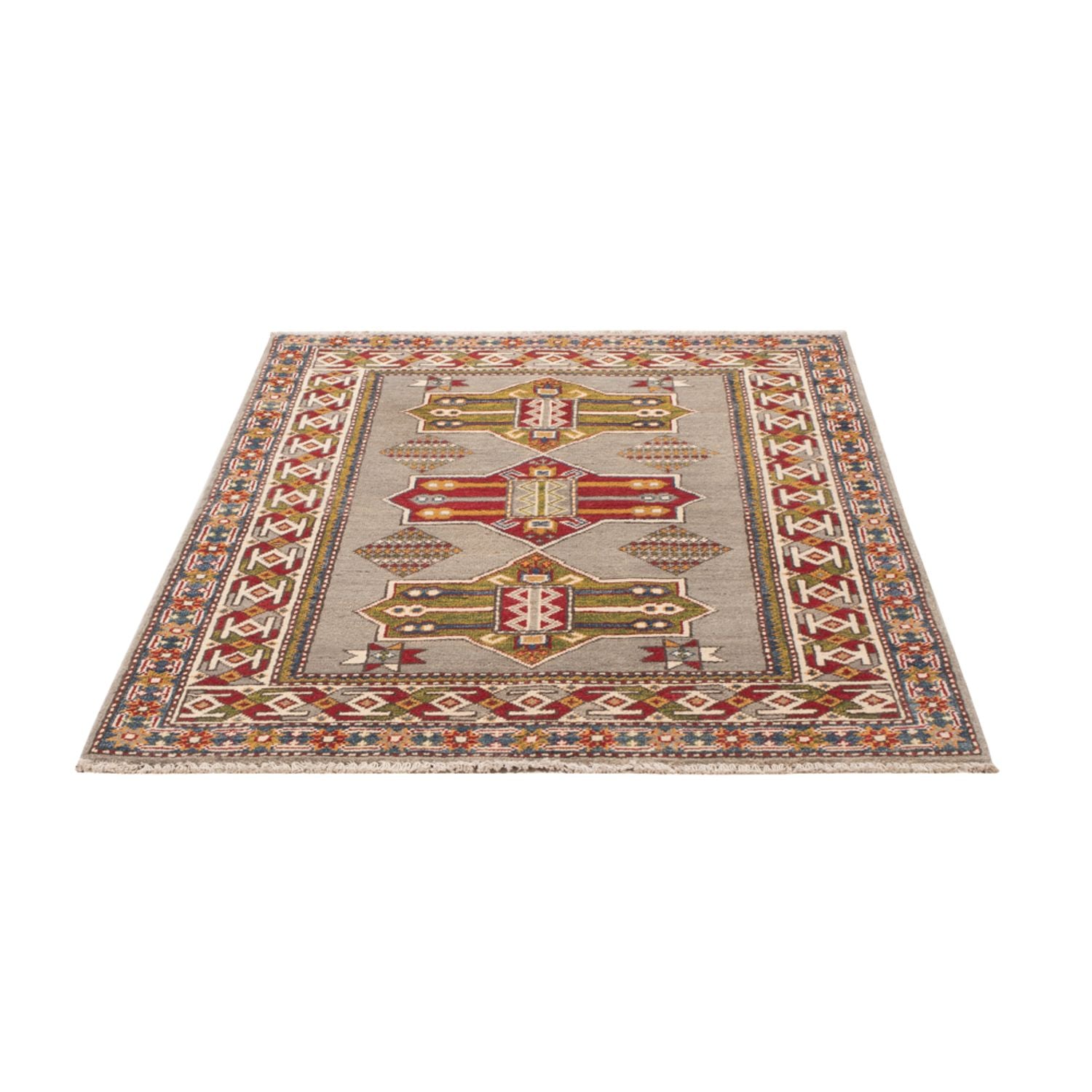 Tappeto Ziegler - Kazak - 149 x 101 cm - blu chiaro