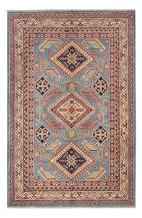 Tappeto Ziegler - Kazak - 185 x 120 cm - blu chiaro