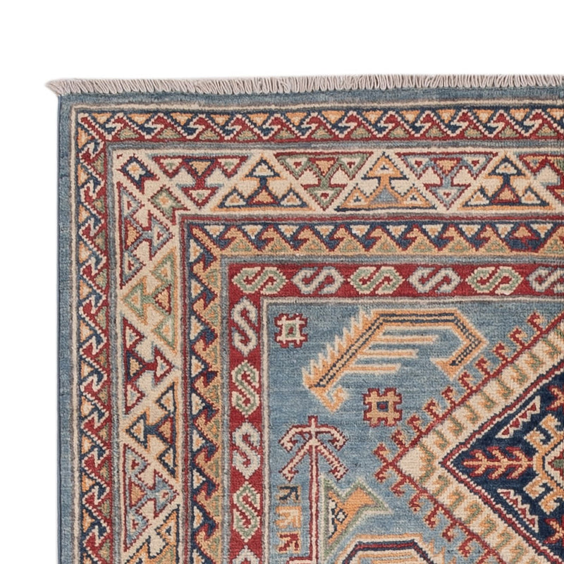 Tappeto Ziegler - Kazak - 185 x 120 cm - blu chiaro