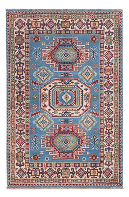 Tappeto Ziegler - Kazak - 186 x 120 cm - blu chiaro