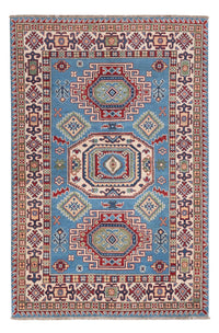 Tappeto Ziegler - Kazak - 186 x 120 cm - blu chiaro