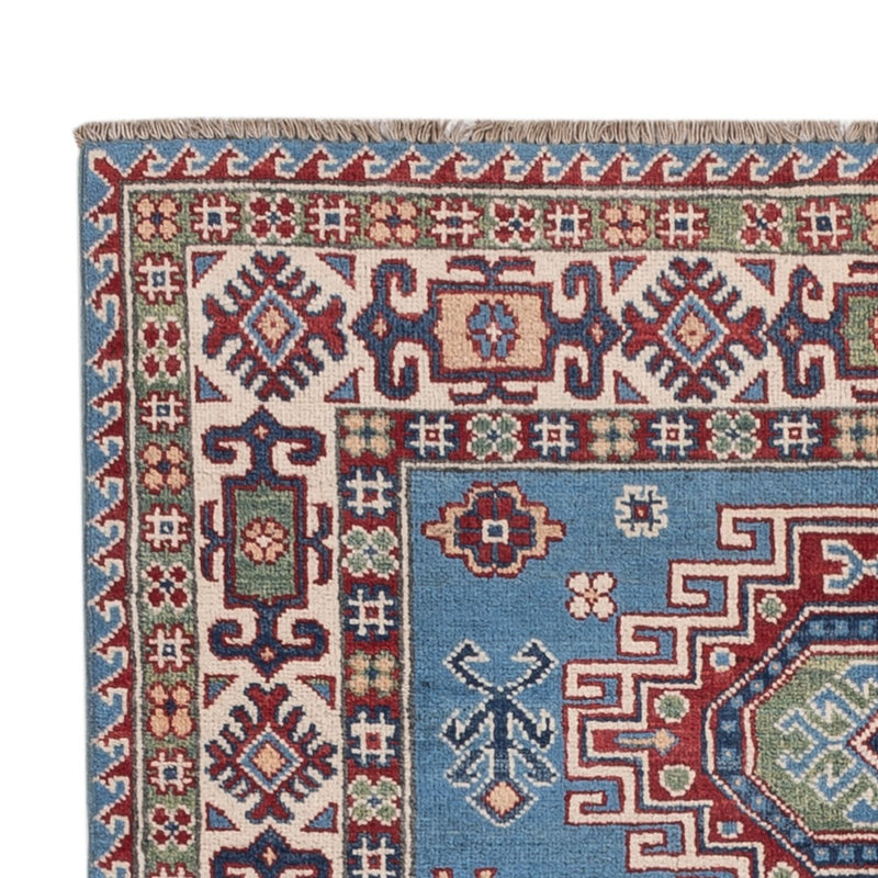 Tappeto Ziegler - Kazak - 186 x 120 cm - blu chiaro