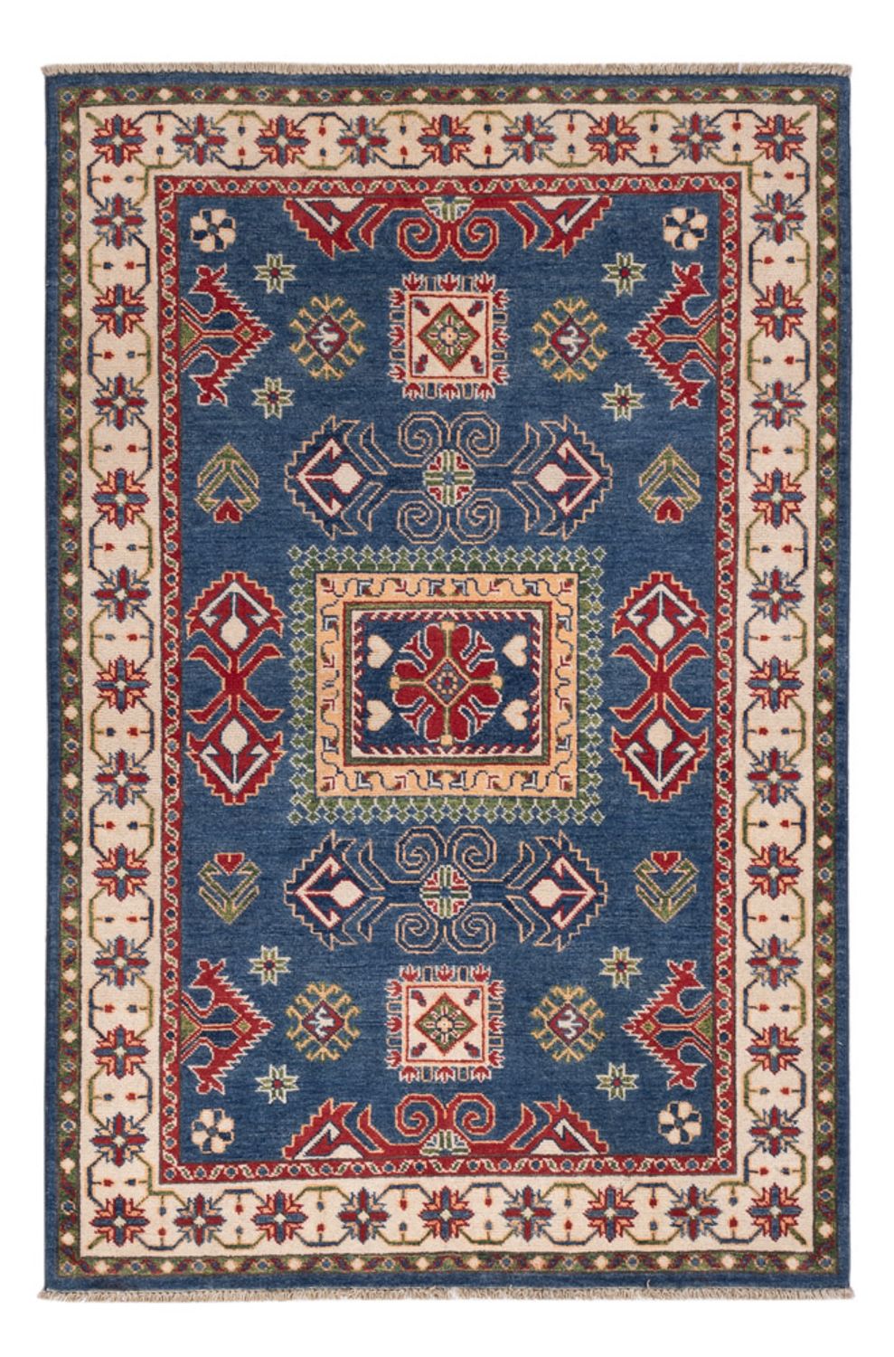 Tappeto Ziegler - Kazak - 188 x 122 cm - blu