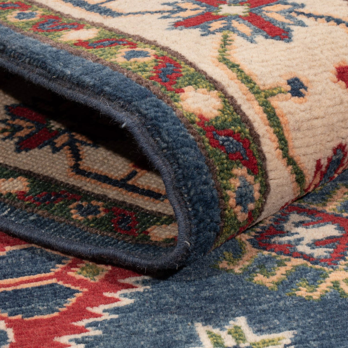 Tappeto Ziegler - Kazak - 188 x 122 cm - blu