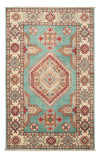 Kazak Tappeto 76x120cm - Tappeto orientale - Rettangolo / Turchese / 76 x 120 cm Rettangolo