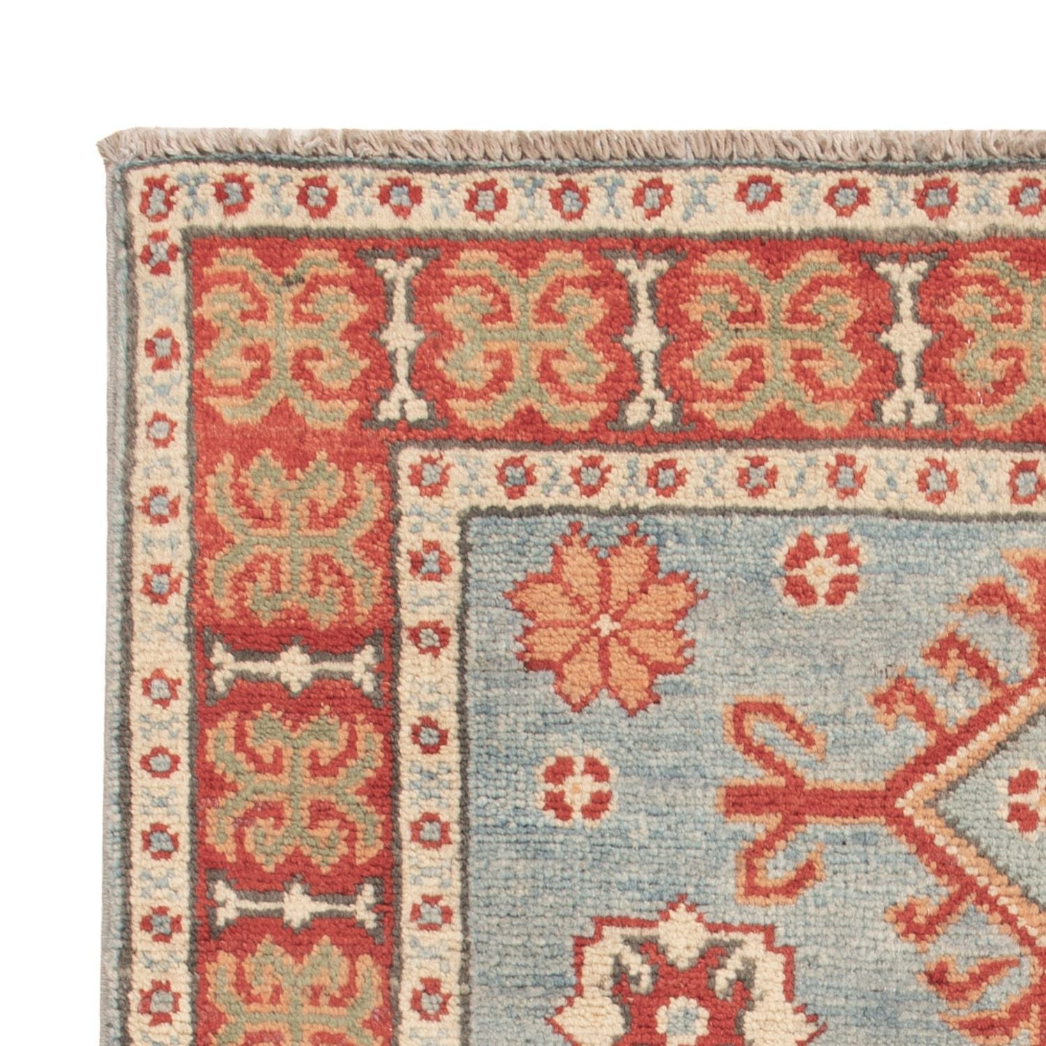 Tappeto Ziegler - Kazak - 86 x 62 cm - blu chiaro