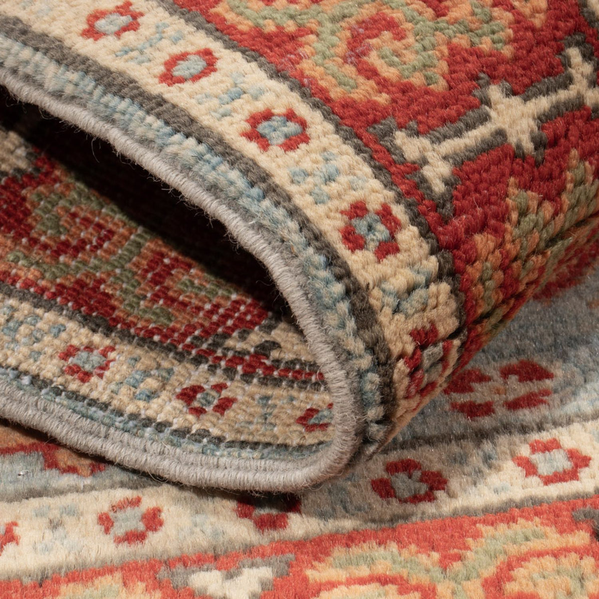 Tappeto Ziegler - Kazak - 86 x 62 cm - blu chiaro