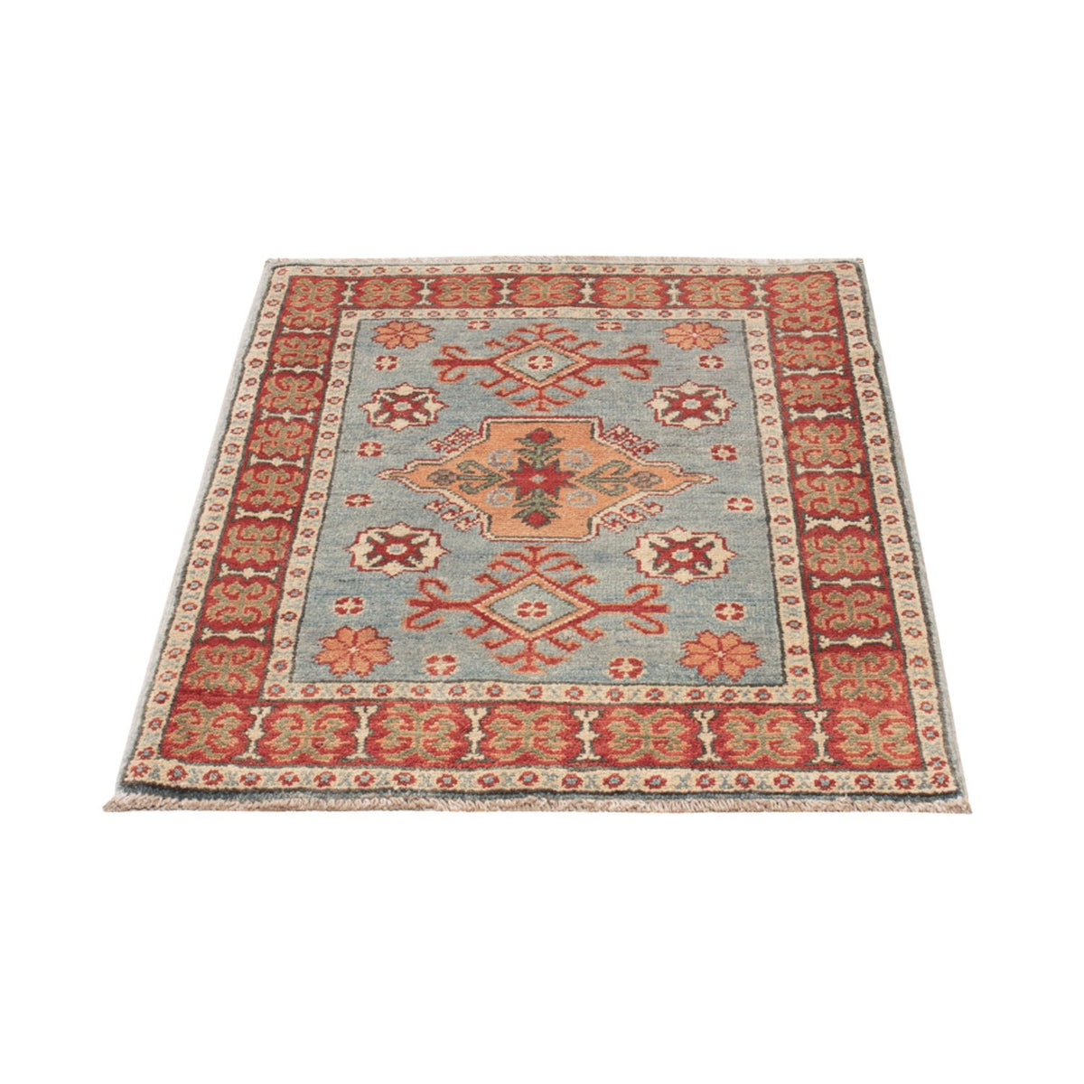 Tappeto Ziegler - Kazak - 86 x 62 cm - blu chiaro