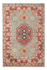 Tappeto Ziegler - Kazak - 87 x 58 cm - blu chiaro